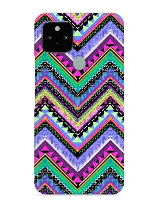 Tribal Aztec Print Snap Case for Google Pixel 5 Zapvi