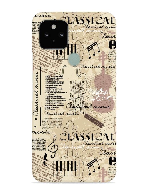 Classical Music Lpattern Snap Case for Google Pixel 5 Zapvi