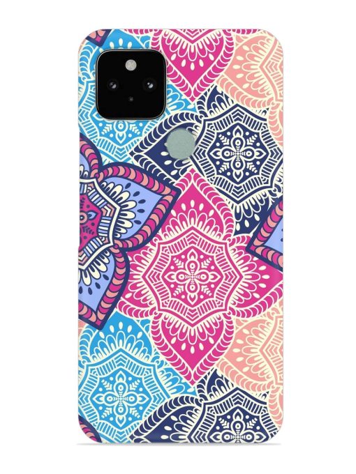 Ethnic Floral Seamless Snap Case for Google Pixel 5 Zapvi