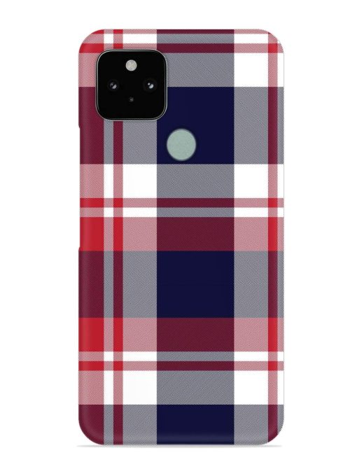 Classic Plaid Tartan Snap Case for Google Pixel 5 Zapvi