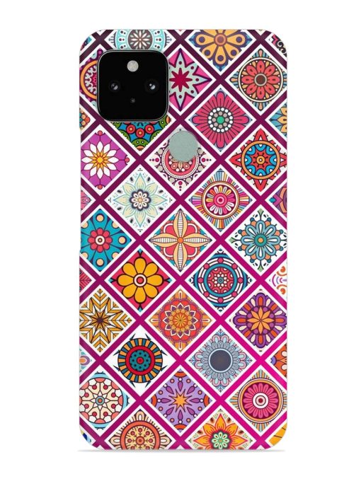 Seamless Tile Pattern Snap Case for Google Pixel 5 Zapvi