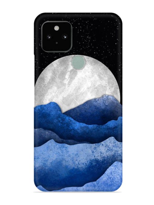 Full Moon Mountain Vector Snap Case for Google Pixel 5