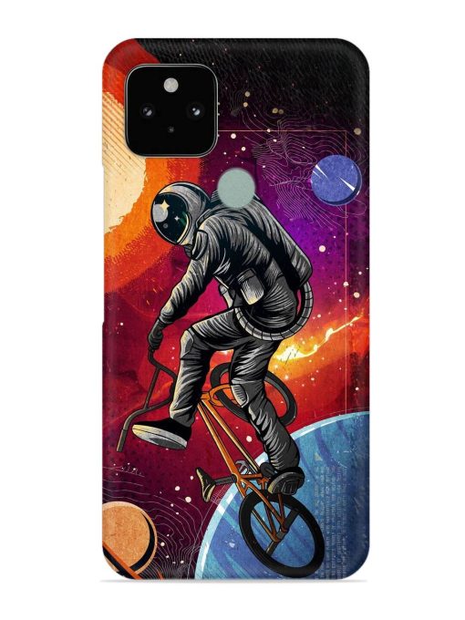 Super Eclipse Bmx Bike Snap Case for Google Pixel 5 Zapvi