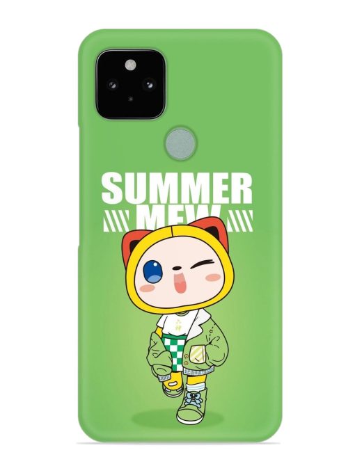 Summer Mew Snap Case for Google Pixel 5