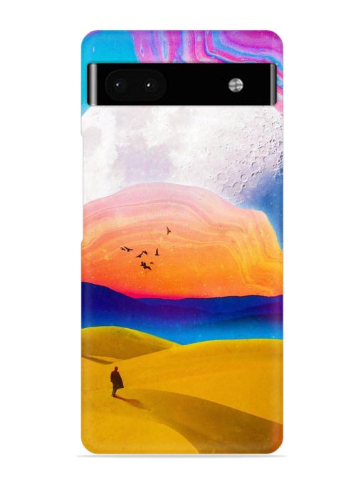 Sandy Desert Snap Case for Google Pixel 6A Zapvi