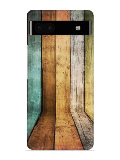 Wooden Realistic Art Snap Case for Google Pixel 6A Zapvi