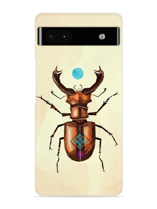 Stag Beetle Vector Snap Case for Google Pixel 6A Zapvi