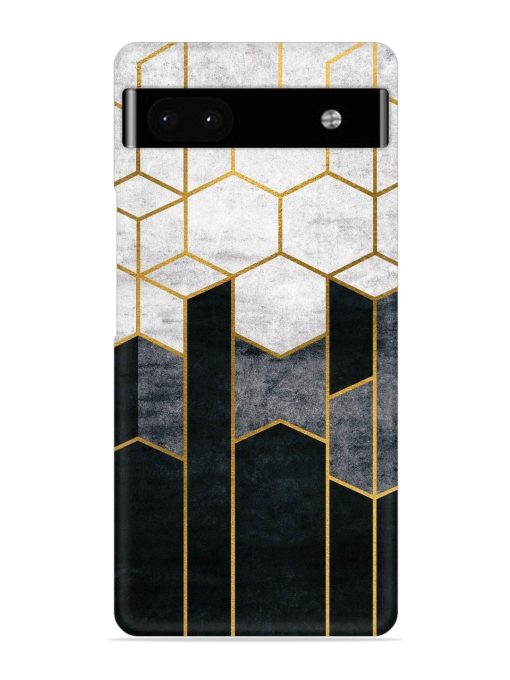 Cube Marble Art Snap Case for Google Pixel 6A