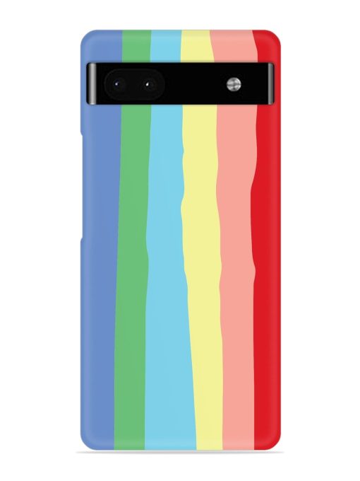 Rainbow Premium Shade Snap Case for Google Pixel 6A Zapvi