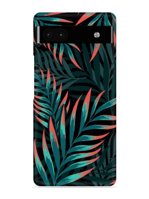 Green Leaf Art Snap Case for Google Pixel 6A Zapvi