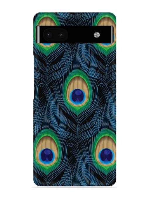 Seamless Pattern Peacock Snap Case for Google Pixel 6A Zapvi