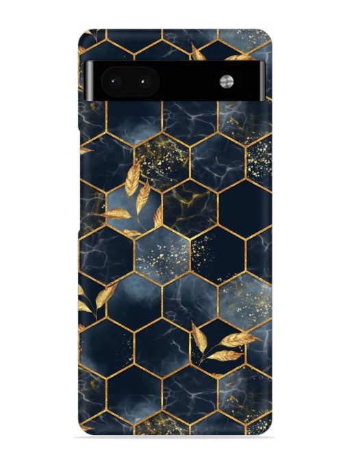 Marble Hexagon Seamless Snap Case for Google Pixel 6A Zapvi