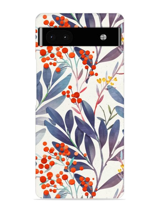 Seamless Floral Pattern Snap Case for Google Pixel 6A Zapvi