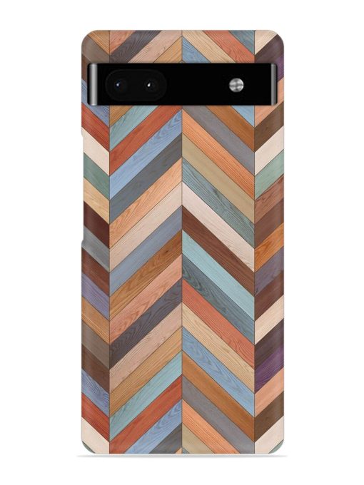 Seamless Wood Parquet Snap Case for Google Pixel 6A Zapvi