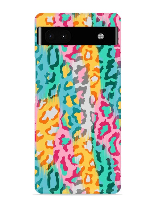 Seamless Vector Colorful Snap Case for Google Pixel 6A Zapvi