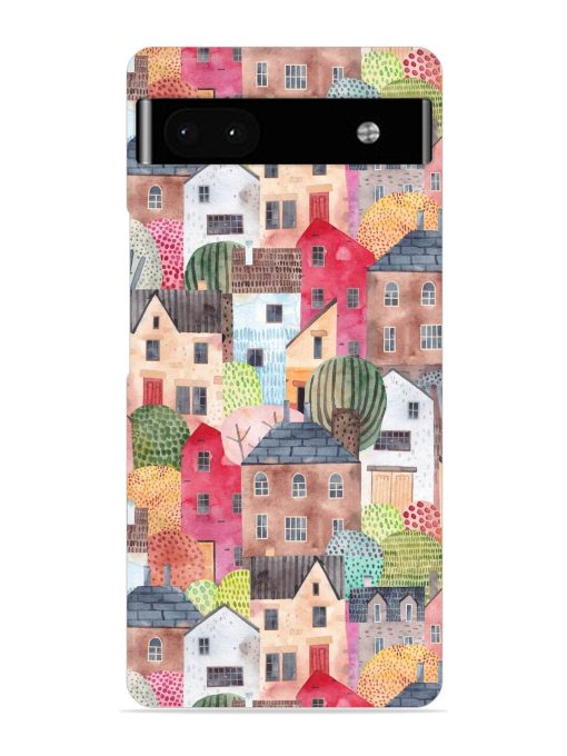 Abstract Seamless Pattern Snap Case for Google Pixel 6A Zapvi