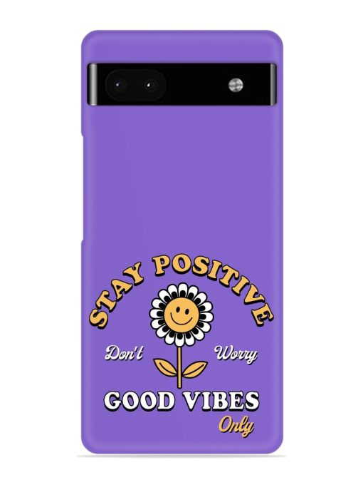 Retro Positive Flower Snap Case for Google Pixel 6A Zapvi