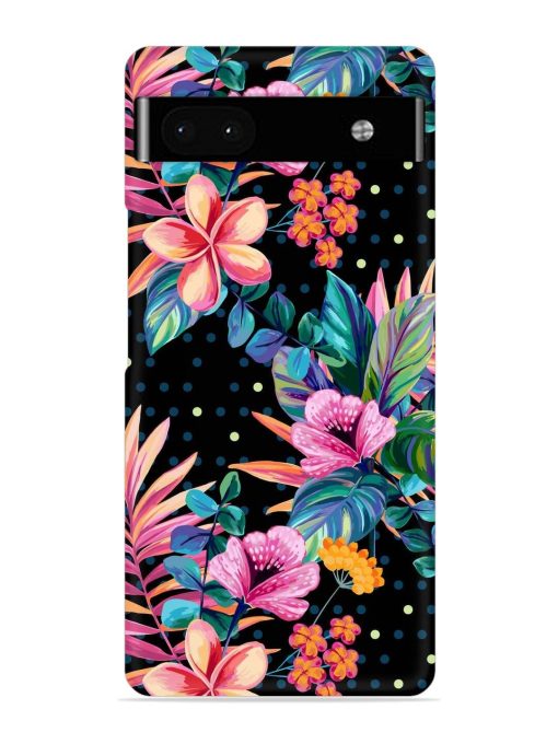 Seamless Floral Pattern Snap Case for Google Pixel 6A Zapvi