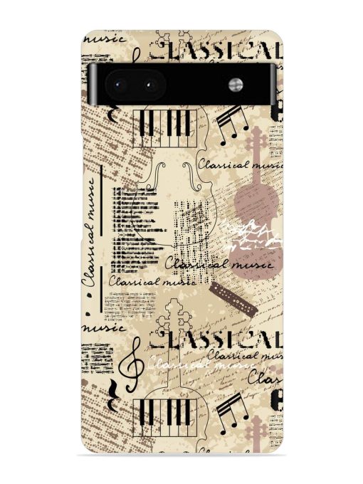 Classical Music Lpattern Snap Case for Google Pixel 6A Zapvi