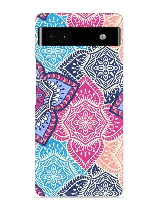 Ethnic Floral Seamless Snap Case for Google Pixel 6A Zapvi