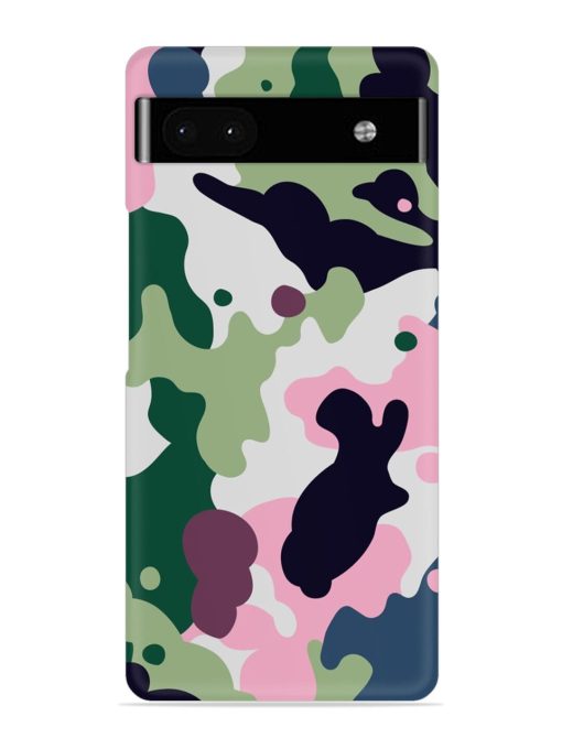 Seamless Funky Camouflage Snap Case for Google Pixel 6A