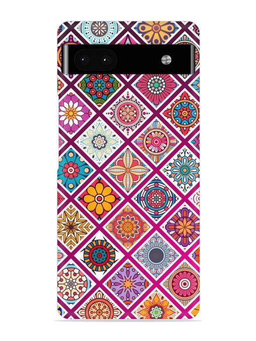 Seamless Tile Pattern Snap Case for Google Pixel 6A Zapvi