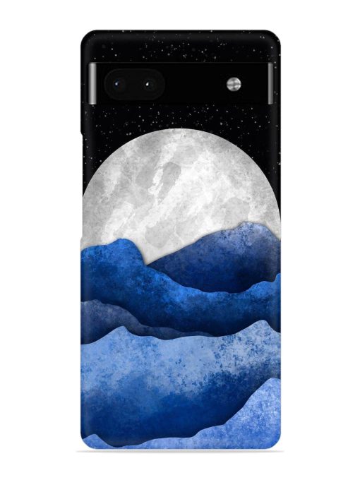 Full Moon Mountain Vector Snap Case for Google Pixel 6A Zapvi