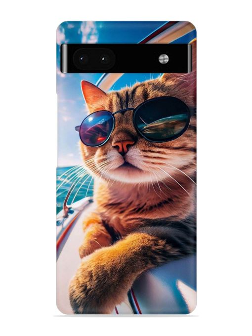 Cat In Style Snap Case for Google Pixel 6A Zapvi