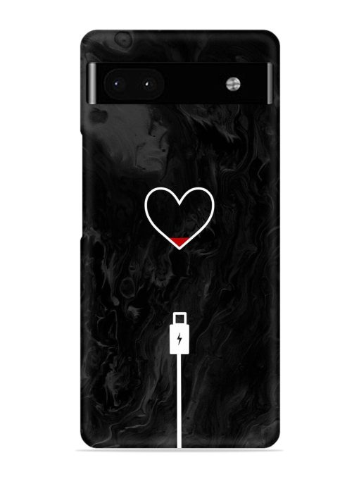 Heart Charging Vector Snap Case for Google Pixel 6A Zapvi