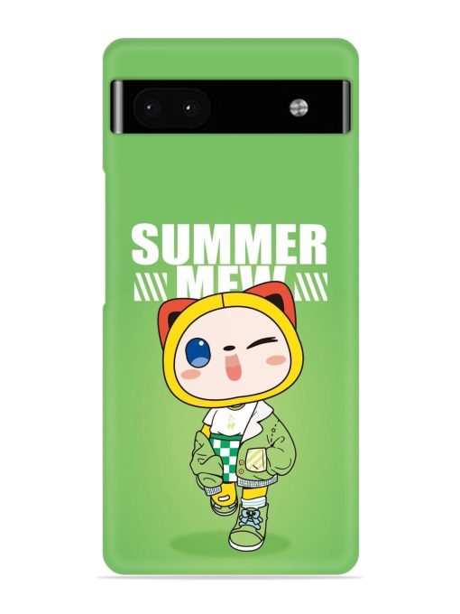 Summer Mew Snap Case for Google Pixel 6A Zapvi