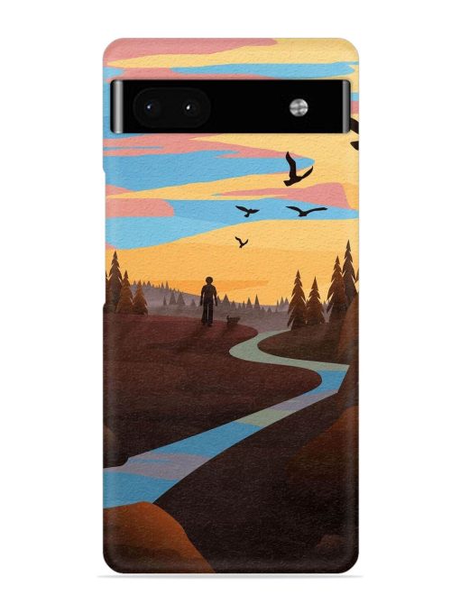 Natural Landscape Art Snap Case for Google Pixel 6A Zapvi