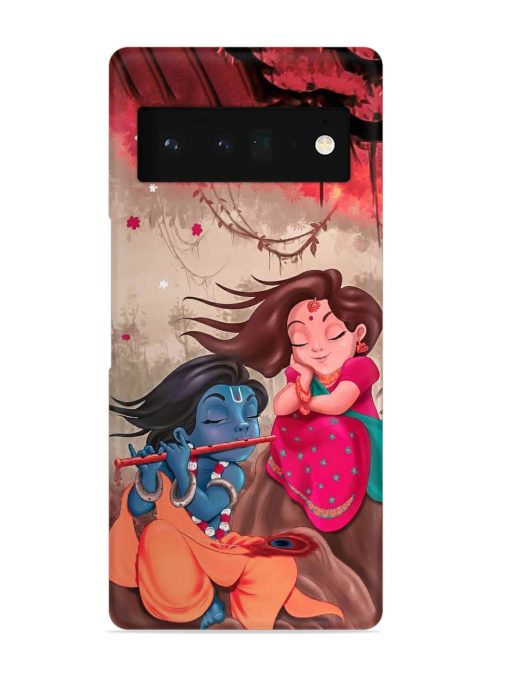 Radhe Krishna Water Art Snap Case for Google Pixel 6 Pro Zapvi