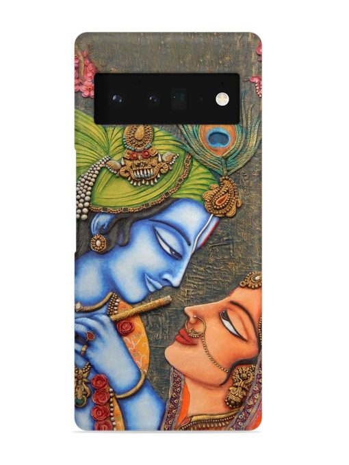 Lord Radha Krishna Flute Art Snap Case for Google Pixel 6 Pro Zapvi