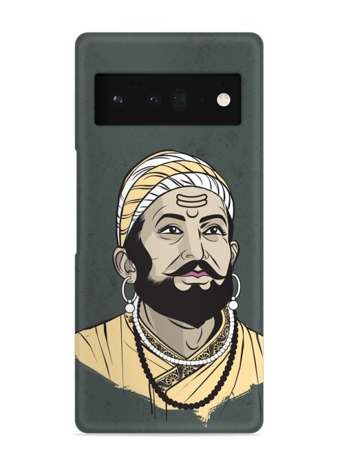 Shivaji Maharaj Vector Art Snap Case for Google Pixel 6 Pro