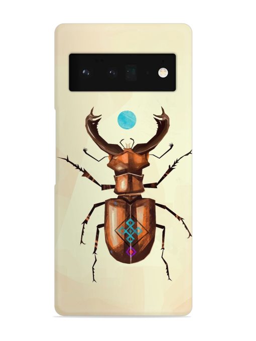 Stag Beetle Vector Snap Case for Google Pixel 6 Pro Zapvi