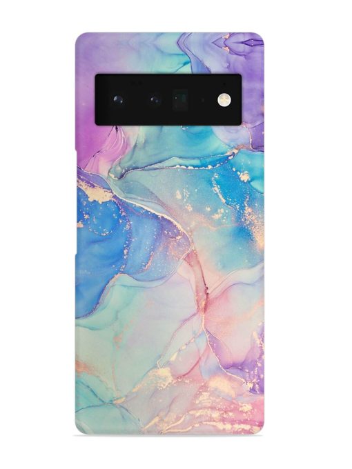 Alcohol Ink Colors Snap Case for Google Pixel 6 Pro Zapvi