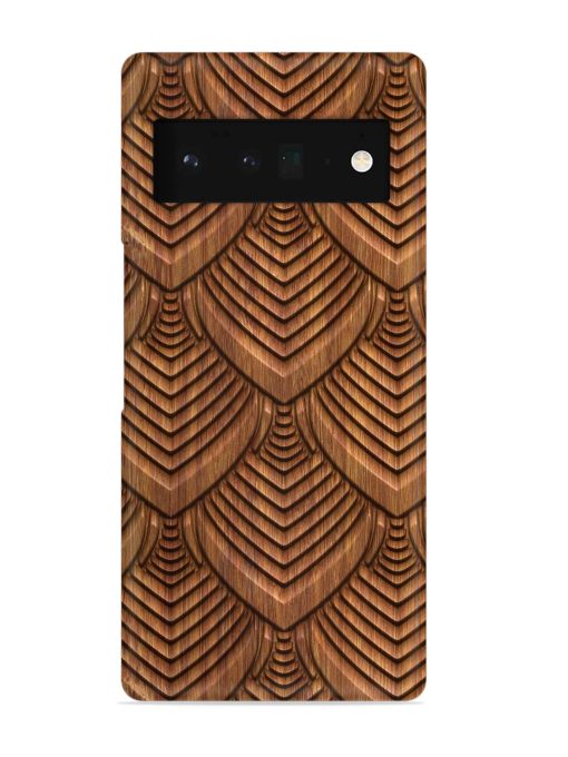 Carved Pattern On Snap Case for Google Pixel 6 Pro