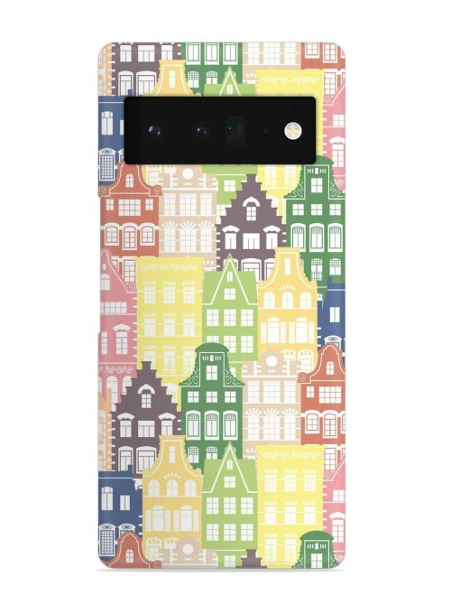 Seamless Shapes Pattern Snap Case for Google Pixel 6 Pro Zapvi