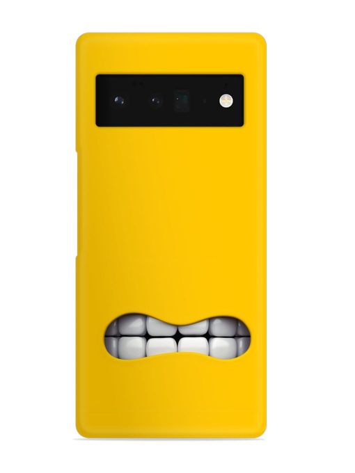 Mouth Character On Snap Case for Google Pixel 6 Pro Zapvi