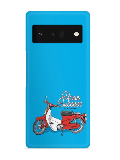 Motorcycles Image Vector Snap Case for Google Pixel 6 Pro Zapvi