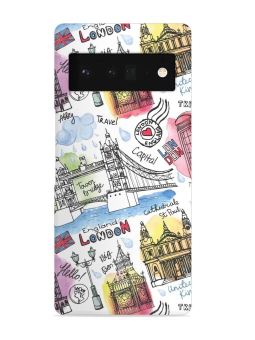 Vector London Landmark Snap Case for Google Pixel 6 Pro