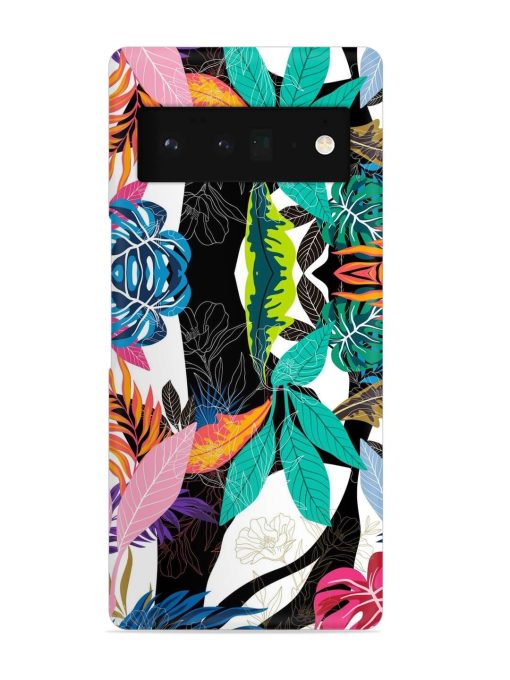 Floral Pattern Bright Snap Case for Google Pixel 6 Pro