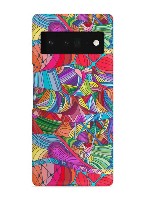 Seamless Patterns Hand Drawn Snap Case for Google Pixel 6 Pro