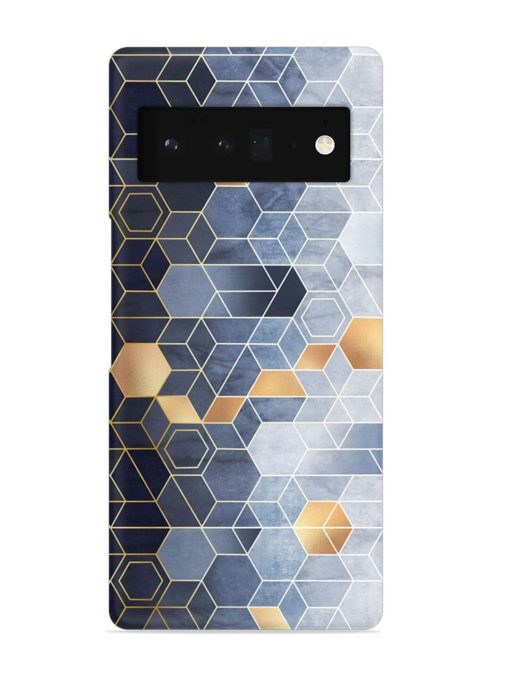 Geometric Abstraction Hexagons Snap Case for Google Pixel 6 Pro