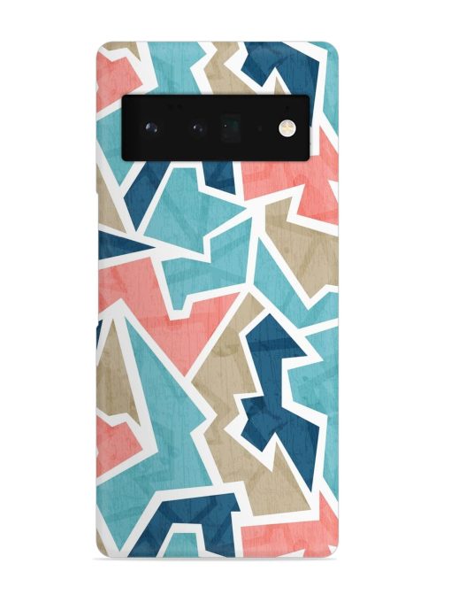 Vintage Geometric Triangle Snap Case for Google Pixel 6 Pro Zapvi