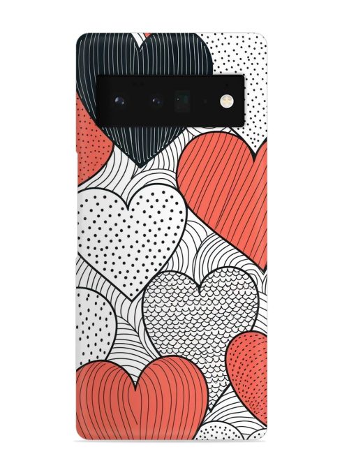 Girly Heart Seamless Snap Case for Google Pixel 6 Pro Zapvi