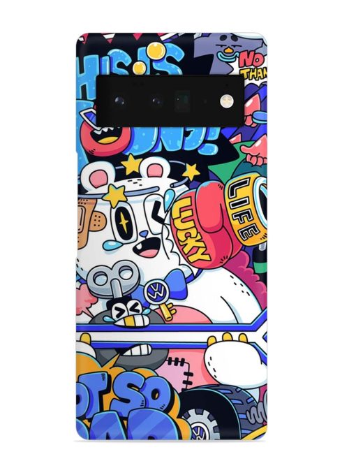 Universal Doodle Snap Case for Google Pixel 6 Pro Zapvi