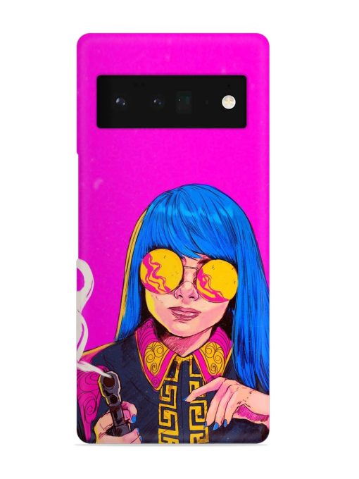 Aesthetic Anime Girl Snap Case for Google Pixel 6 Pro