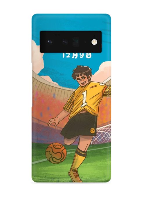 Soccer Kick Snap Case for Google Pixel 6 Pro Zapvi