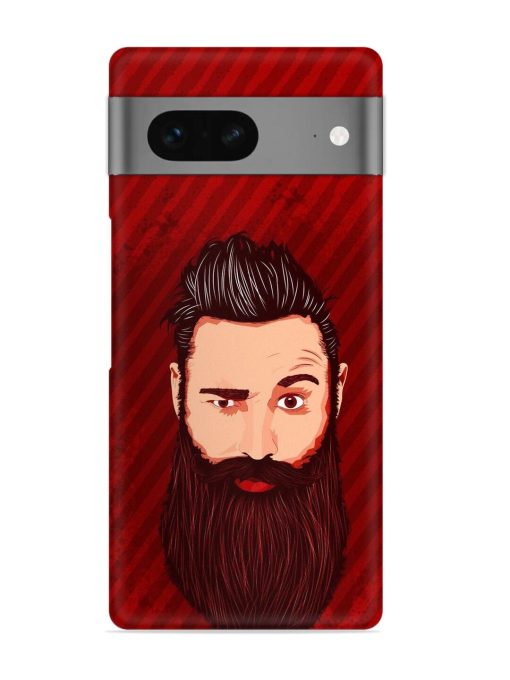 Beardo Man Snap Case for Google Pixel 7 Zapvi